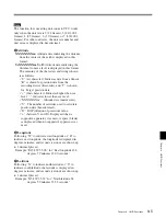 Preview for 89 page of Sony HDW-D2000 Operation Manual