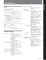 Preview for 137 page of Sony HDW-D2000 Operation Manual