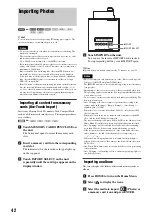 Preview for 42 page of Sony HES-V1000 - Home Entertainment Server Operating Instructions Manual