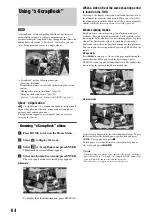 Preview for 64 page of Sony HES-V1000 - Home Entertainment Server Operating Instructions Manual