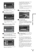 Preview for 67 page of Sony HES-V1000 - Home Entertainment Server Operating Instructions Manual