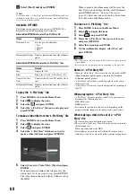 Preview for 68 page of Sony HES-V1000 - Home Entertainment Server Operating Instructions Manual