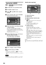 Preview for 94 page of Sony HES-V1000 - Home Entertainment Server Operating Instructions Manual