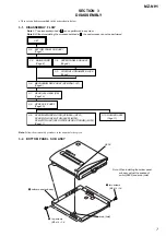 Предварительный просмотр 7 страницы Sony Hi-MD Walkman MZ-NH1 Service Manual