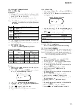 Предварительный просмотр 19 страницы Sony Hi-MD Walkman MZ-NH1 Service Manual