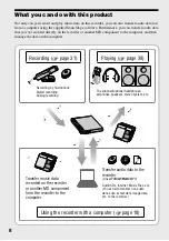 Preview for 8 page of Sony Hi-MD WALKMAN MZ-RH1 Operating Instructions Manual