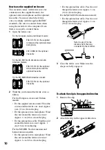 Preview for 10 page of Sony Hi-MD WALKMAN MZ-RH1 Operating Instructions Manual