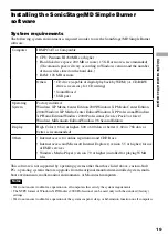 Preview for 19 page of Sony Hi-MD WALKMAN MZ-RH1 Operating Instructions Manual