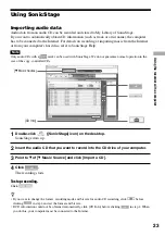 Preview for 23 page of Sony Hi-MD WALKMAN MZ-RH1 Operating Instructions Manual