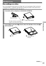 Preview for 31 page of Sony Hi-MD WALKMAN MZ-RH1 Operating Instructions Manual