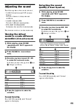 Preview for 45 page of Sony Hi-MD WALKMAN MZ-RH1 Operating Instructions Manual