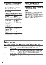 Preview for 58 page of Sony Hi-MD WALKMAN MZ-RH1 Operating Instructions Manual