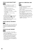 Preview for 60 page of Sony Hi-MD WALKMAN MZ-RH1 Operating Instructions Manual