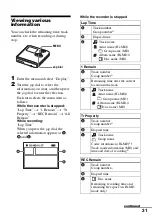 Preview for 31 page of Sony Hi-MD Walkman MZ-RH10 Operating Instructions Manual