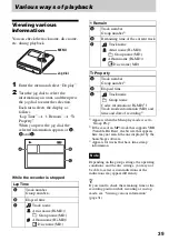 Preview for 39 page of Sony Hi-MD Walkman MZ-RH10 Operating Instructions Manual