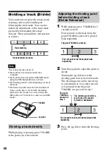 Preview for 54 page of Sony Hi-MD Walkman MZ-RH10 Operating Instructions Manual