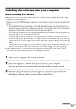 Preview for 93 page of Sony Hi-MD Walkman MZ-RH10 Operating Instructions Manual