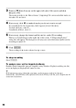 Preview for 96 page of Sony Hi-MD Walkman MZ-RH10 Operating Instructions Manual