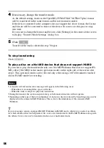 Preview for 98 page of Sony Hi-MD Walkman MZ-RH10 Operating Instructions Manual