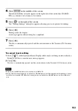 Preview for 103 page of Sony Hi-MD Walkman MZ-RH10 Operating Instructions Manual