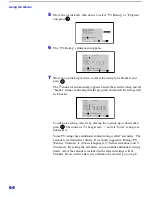 Предварительный просмотр 64 страницы Sony Hi-Scan KP-51WS500 Operating Instructions Manual