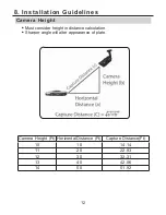 Предварительный просмотр 12 страницы Sony High Contrast License Plate Capture Camera Operation Manual