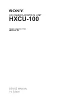 Preview for 1 page of Sony HKCU-FP1 Service Manual