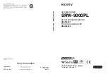 Sony HKSR-9001 Operation Manual preview