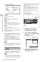 Предварительный просмотр 72 страницы Sony HKSR-9003 Operation Manual