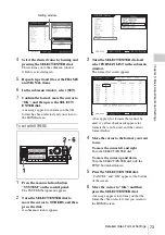 Предварительный просмотр 73 страницы Sony HKSR-9003 Operation Manual