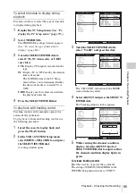 Предварительный просмотр 85 страницы Sony HKSR-9003 Operation Manual