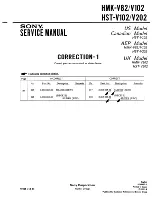 Предварительный просмотр 44 страницы Sony HMK-V102 Service Manual