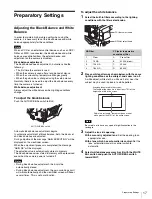 Предварительный просмотр 17 страницы Sony HSC-300 Operation Manual