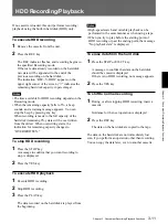 Preview for 42 page of Sony HSR-1 Operating Instructions Manual