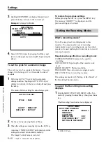 Preview for 73 page of Sony HSR-1 Operating Instructions Manual