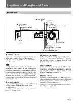 Preview for 11 page of Sony HSR-X200 Operating Instructions Manual