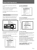 Preview for 17 page of Sony HSR-X200 Operating Instructions Manual