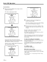 Preview for 18 page of Sony HSR-X200 Operating Instructions Manual