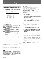 Preview for 22 page of Sony HSR-X200 Operating Instructions Manual