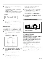 Предварительный просмотр 29 страницы Sony HSR-X200 Operating Instructions Manual