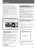 Предварительный просмотр 33 страницы Sony HSR-X200 Operating Instructions Manual