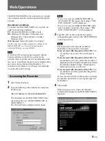 Preview for 55 page of Sony HSR-X200 Operating Instructions Manual