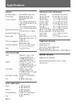 Preview for 66 page of Sony HSR-X200 Operating Instructions Manual