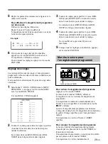 Preview for 101 page of Sony HSR-X200 Operating Instructions Manual