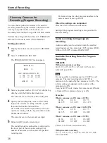 Preview for 26 page of Sony HSR-X206P Operating Instructions Manual