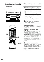 Предварительный просмотр 16 страницы Sony HST-471 Operating Instructions Manual