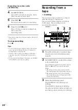 Предварительный просмотр 20 страницы Sony HST-471 Operating Instructions Manual