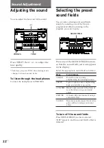 Предварительный просмотр 22 страницы Sony HST-471 Operating Instructions Manual