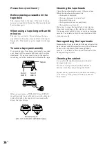 Предварительный просмотр 26 страницы Sony HST-471 Operating Instructions Manual