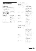 Предварительный просмотр 29 страницы Sony HST-471 Operating Instructions Manual